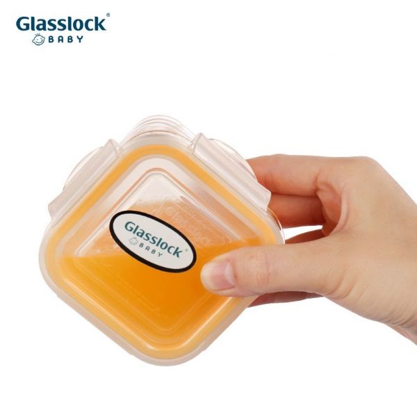 Bộ Lunchset  thủy tinh cường lực GLASSLOCK  chia ngăn 1000ml + 490ml + 150ml kèm túi giữ nhiệt