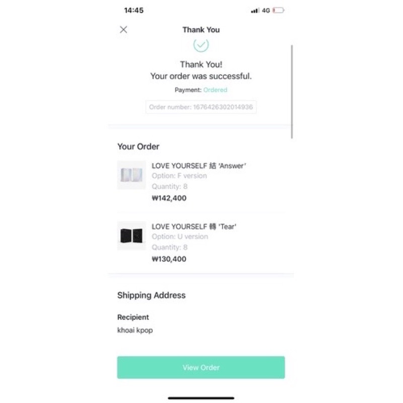 Album ảnh BTS HER TEAR ANSWER MOTS 7 PERSONA giá cao hơn web syn, Ktown4u nên các bạn cân nhắc kỹ trước