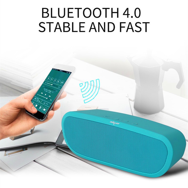 Loa Bluetooth không dây Zealot S9 hỗ trợ thẻ nhớ TF kèm phụ kiện