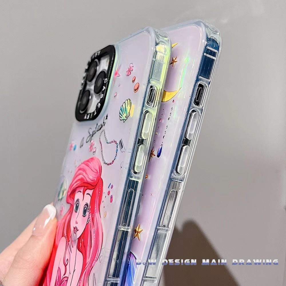 Ốp Điện Thoại Cứng Acrylic Chống Sốc Hình Công Chúa Dễ Thương Cho iPhone 14 13 12 11 Pro MAX IX XS MAX XR