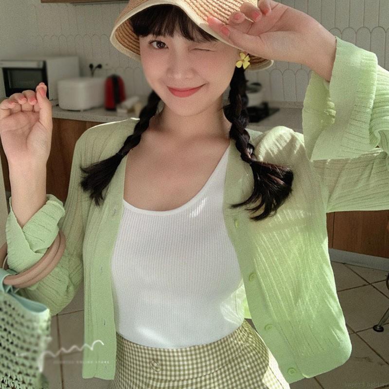 [Baywellfashion]Áo Khoác Cardigan Tay Loe Siêu Nhẹ Chống Nắng Thời Trang Cho Nữ | BigBuy360 - bigbuy360.vn