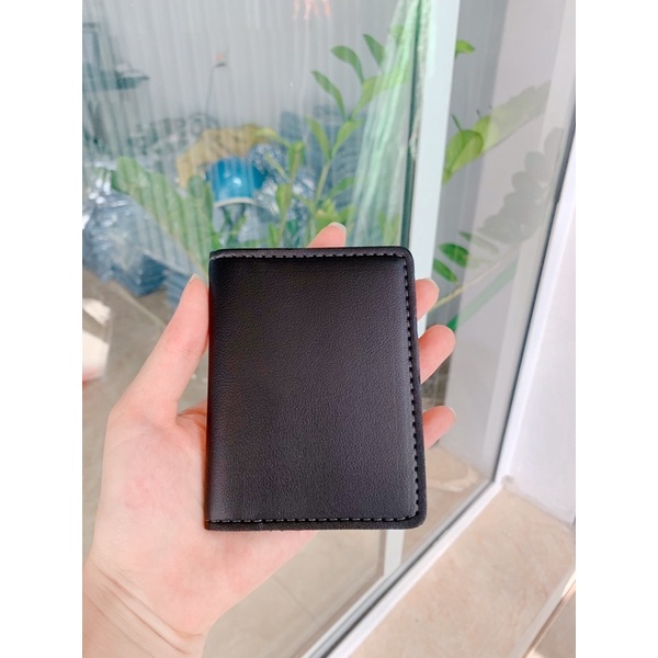 |Ảnh Thật| Ví Đựng Card Nam Nữ size mini chất liệu da PU - HALLO STORE