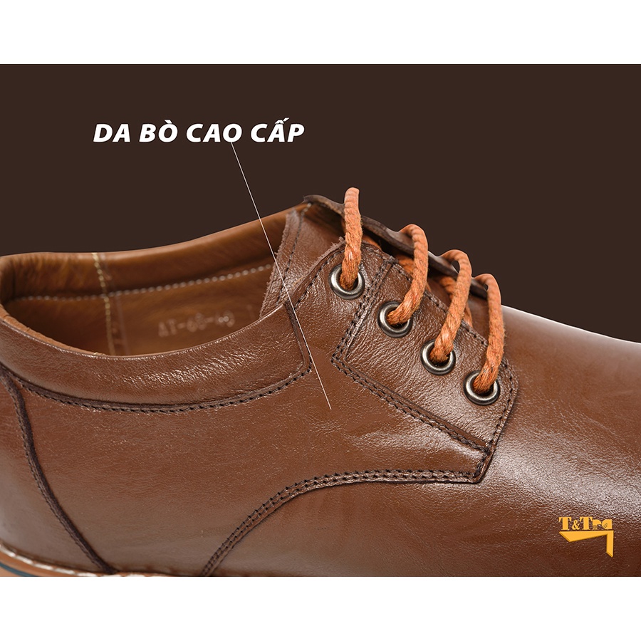 [ 5CM ] Giày Tăng Chiều Cao Nam T&amp;TRA T68NV