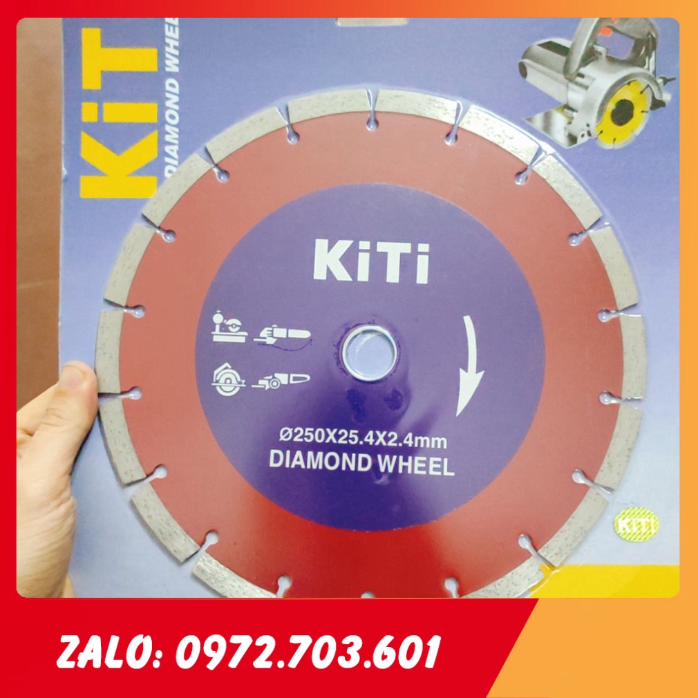 Lưỡi cắt 250mm răng thưa (cắt khô) đa năng cắt gạch, cắt tường , cắt bê tông KITI JAPAN chính hãng [GIÁ TỐT]