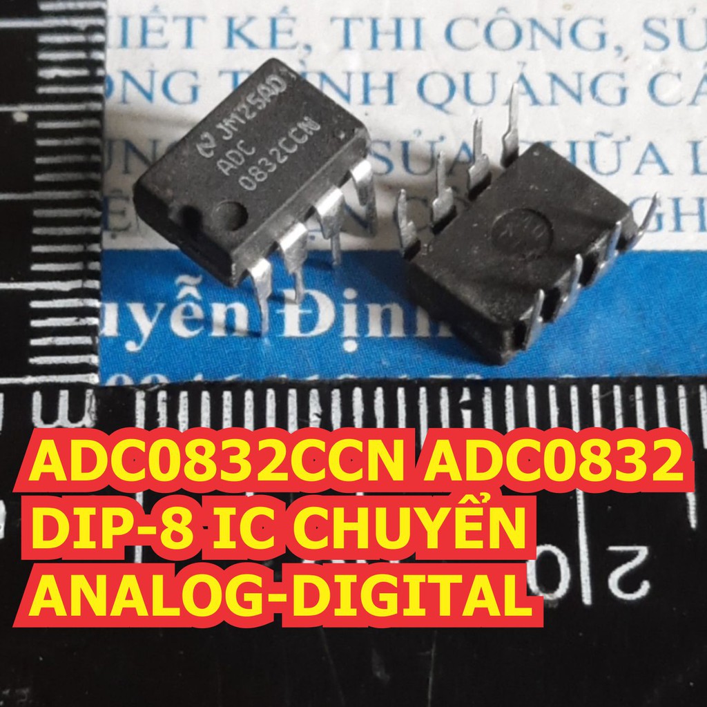 ADC0832CCN ADC0832 DIP-8 IC CHUYỂN ANALOG-DIGITAL kde1426
