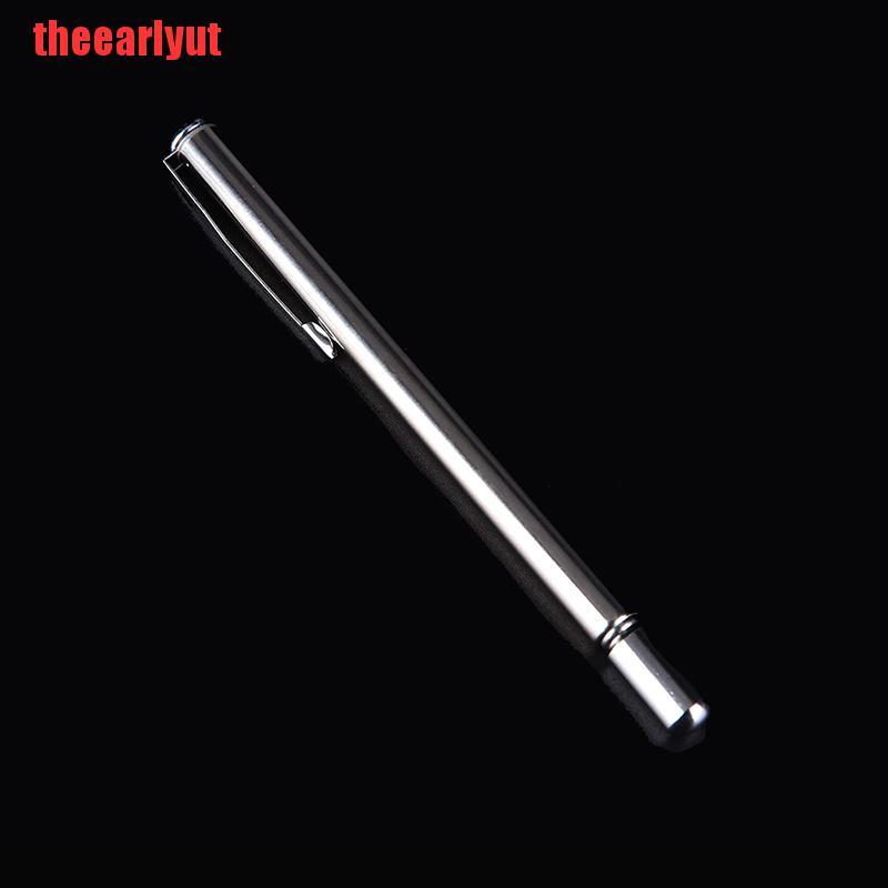 theearlyut Silver Retractable Handheld Classroom Blackboard Whiteboard Teacher Pointer,