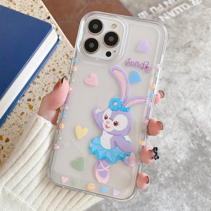 Ốp Điện Thoại TPU Silicon Mềm Trong Suốt Chống Vỡ In Hình Dễ Thương Cho iPhone 14 13 12 11 Pro X XR XS Max SE 6 6S 7 8 Plus