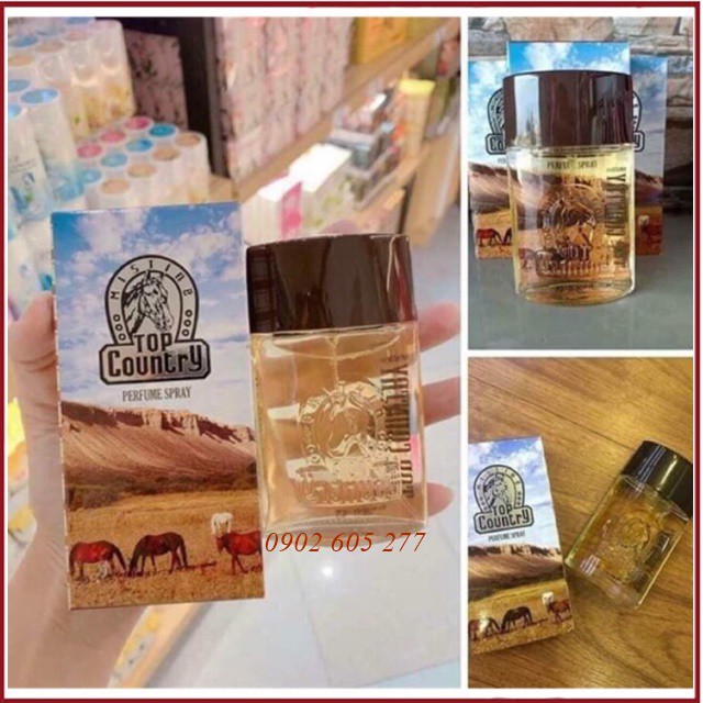 [hàng chính hãng]Nước Hoa Con Ngựa Top Country Thái Lan 50ml