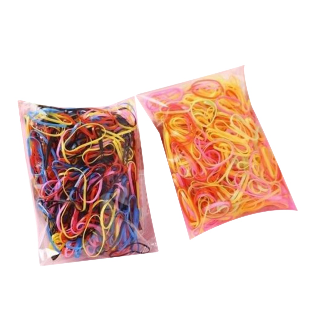 Set 220 phụ kiện dây buộc tóc và kẹp tóc nhiều màu sắc và kiểu dáng cho bé gái