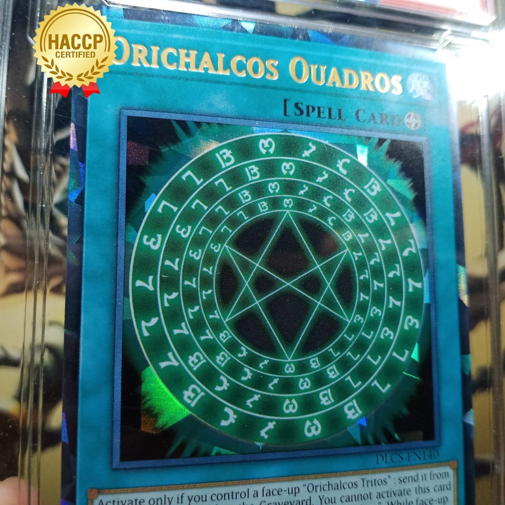 Bài Yugi Muto lá The Orichalcos Quadros 4 lớp ấn cô chú phong ấn Orichalcos  Yugioh 1458 D5 51