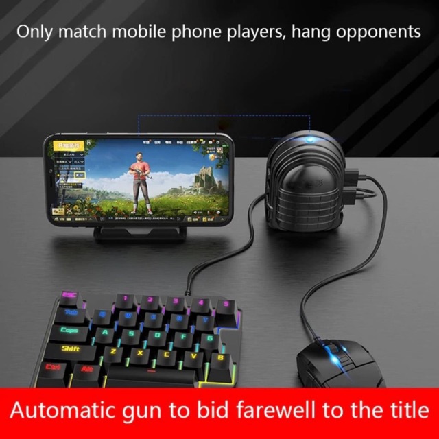 Bộ chuyển đổi Game G-mix3 kết nối chuột và bàn phím chơi Pubg,Ros,Free Fire Và các game EPS Hỗ trợ Androi ,IOS -DC3814