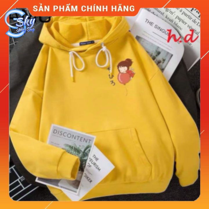 *ÁO HOODIE UNISEX NAM NỮ   IN HÌNH CÔ BÉ ÔM TRÁI TIM SIÊU CUTE