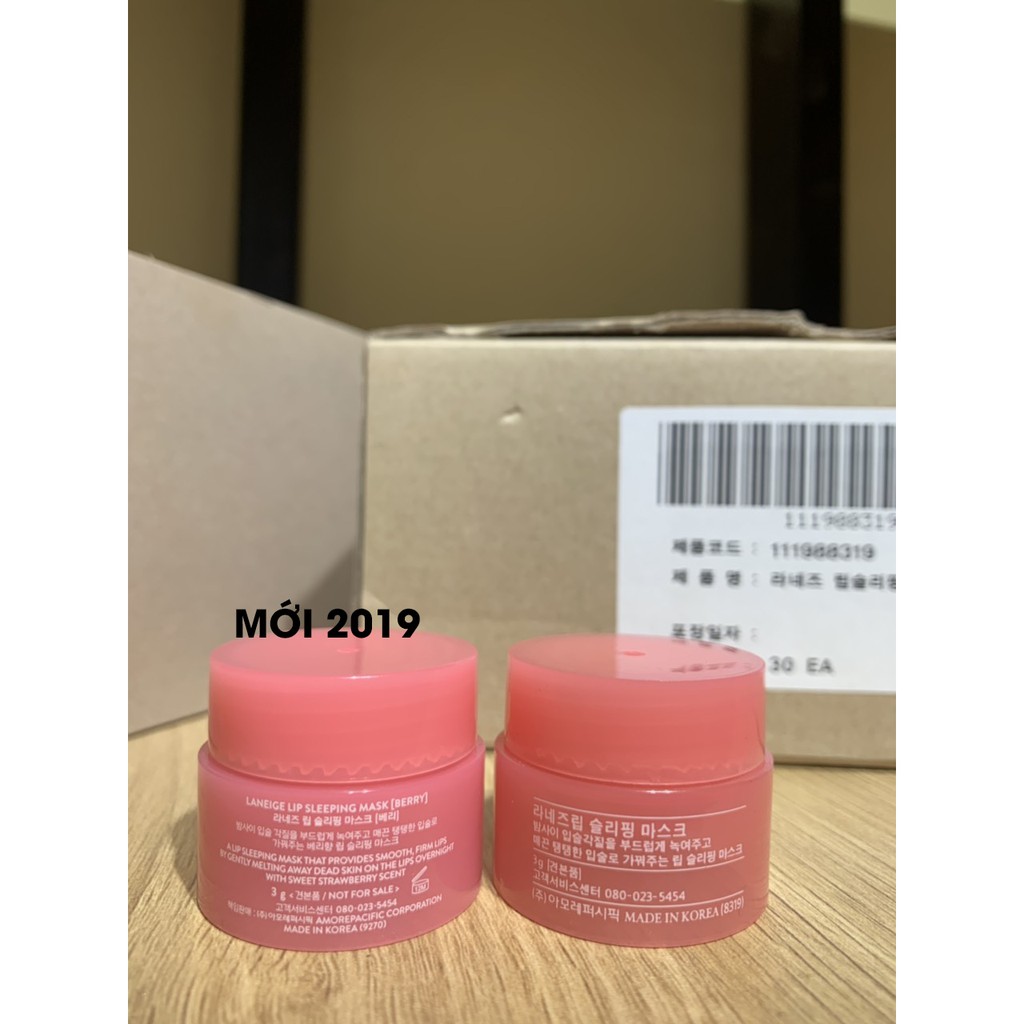 Mặt Nạ Ngủ Môi Laneige Mini Size 3g Mẫu Mới | BigBuy360 - bigbuy360.vn