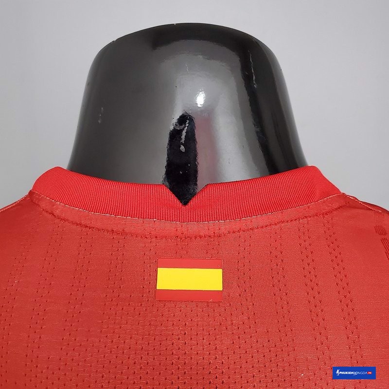 Áo Atletico Madrid sọc đỏ trắng sân nhà 2021/22 bản Body Fit PLAYER SF cao cấp