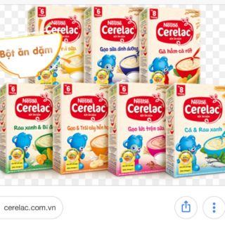 Bột ăn dặm Nestle CERELAC các vị (hộp giấy 200g
)