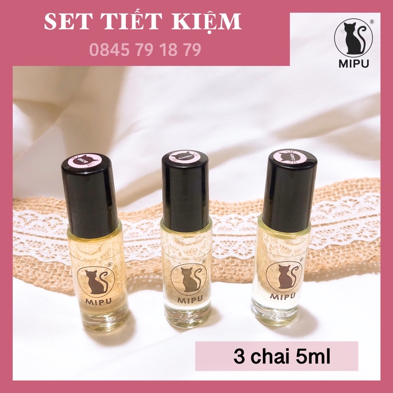[MIPU PERFUME] COMBO 3chai tinh dầu 5ml (được chọn 3 mùi khác nhau)