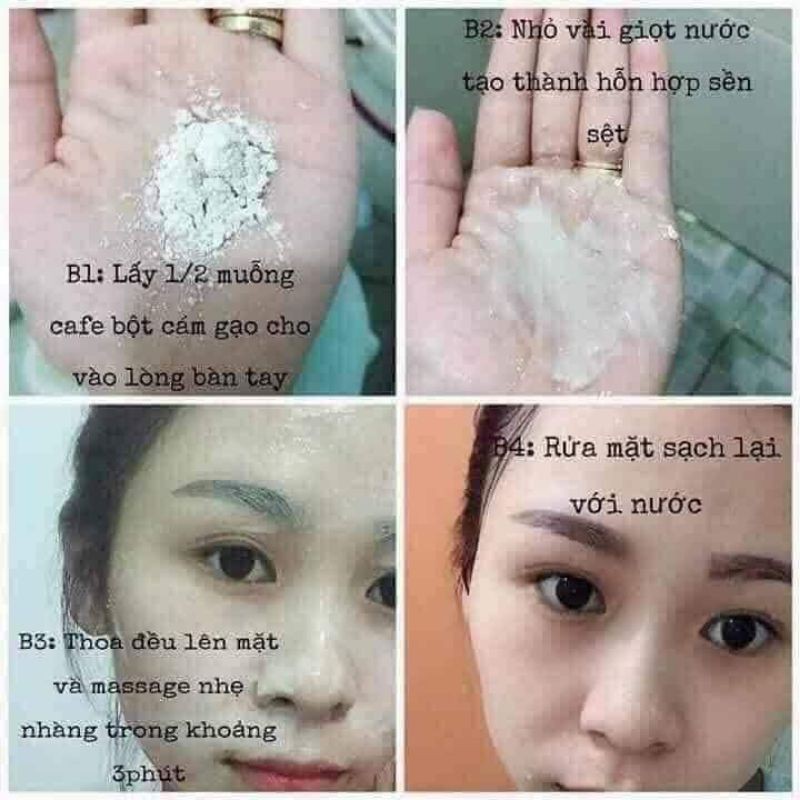 100g cám gạo handmade