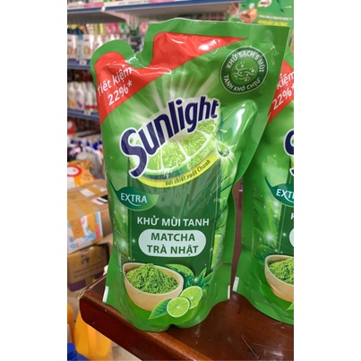 Nước Rửa Chén Sunlight Chanh/Trà Xanh Túi 750g