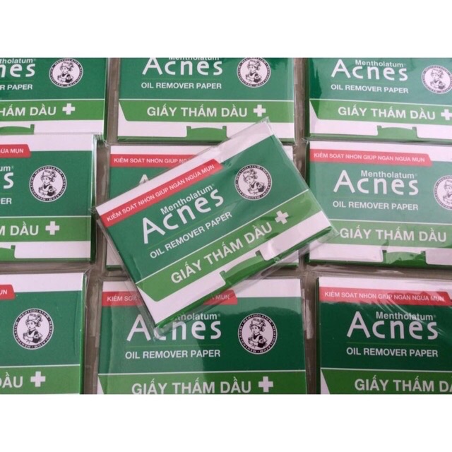 Giấy thấm dầu - Acnes Oil Remover Paper 100 tờ