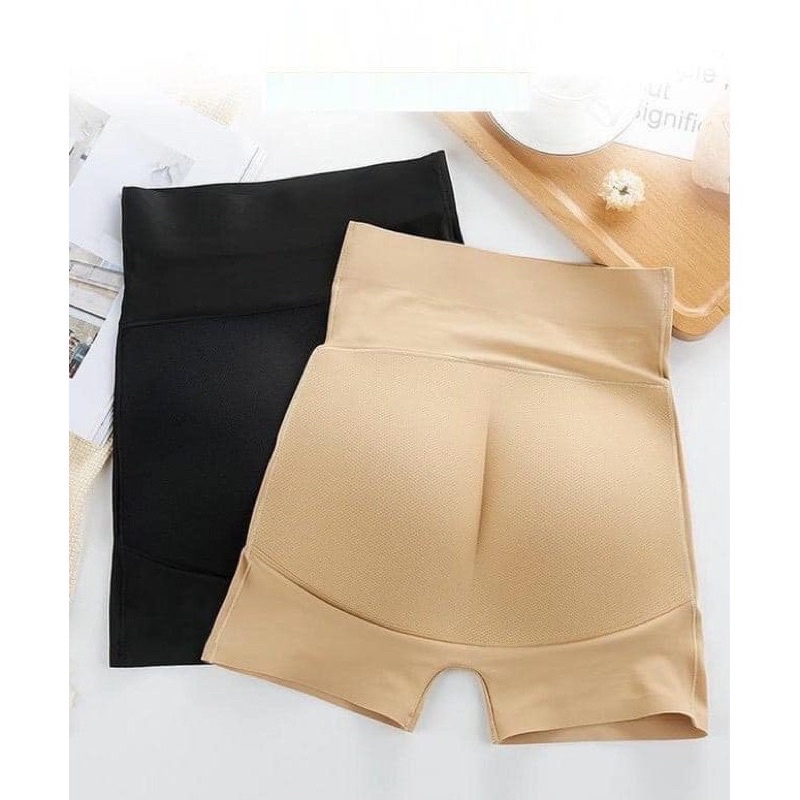 Quần đùi độn mông cạp cao chất su co giãn cao cấp N288