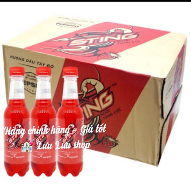 Combo 6 chai Sting dâu chai nhựa 330ml