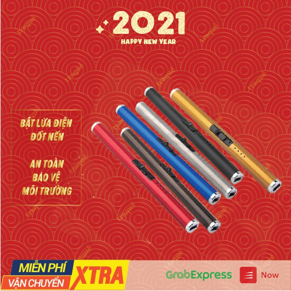 Bật lửa châm nến bằng điện/gas an toàn, nhỏ gọn, tiện lợi, hiện đại