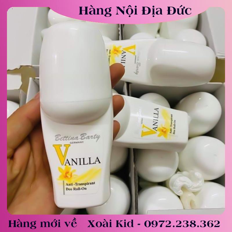 [auth] Lăn Khử Mùi Hương Nước Hoa Vanilla Bettina Barty Cho Nữ 50ml Của Đức [Hot]