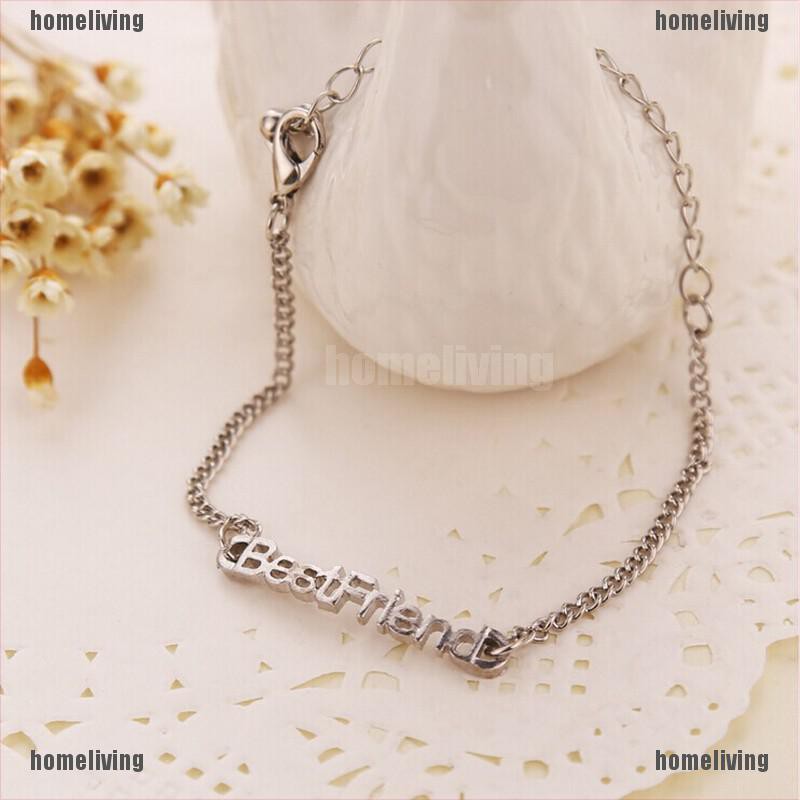 [homeliving] Vòng Tay Tình Bạn Bằng Hợp Kim In Chữ Best Friends