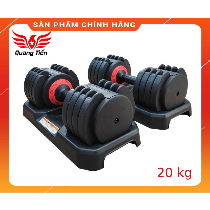 Tạ tay điều chỉnh 20 Kg (giá 2 tay =40kg)