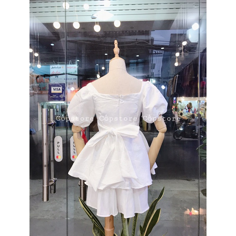 ÁO BABYDOLL CỘT NƠ LƯNG KRISTY DOLL TOP