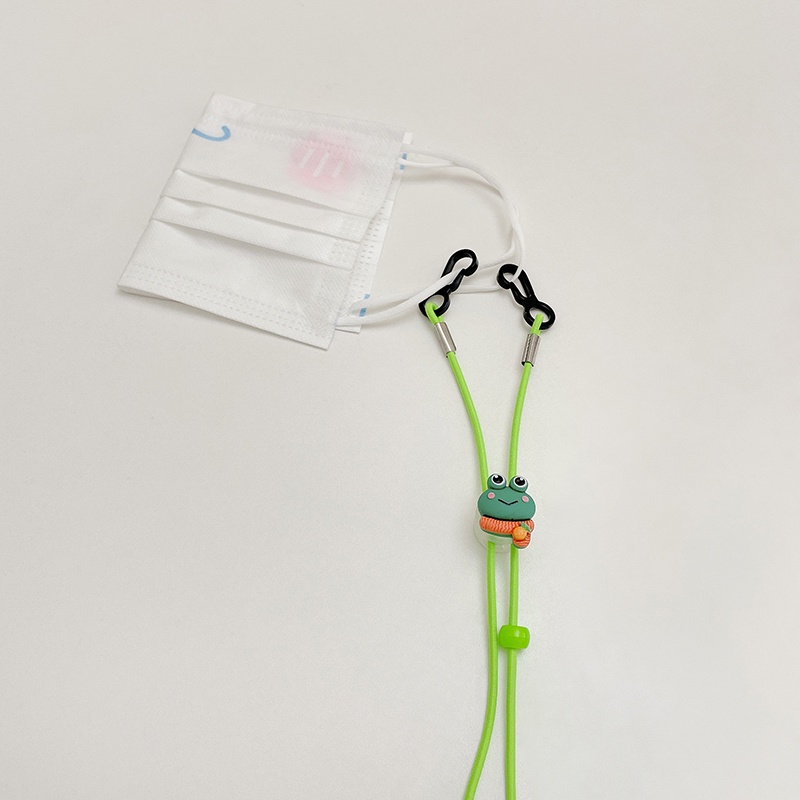 Dây Đeo Mắt Kính Bằng Acrylic Chống Thất Lạc Màu Sắc Hình Động Vật Phong Cách Hàn Quốc