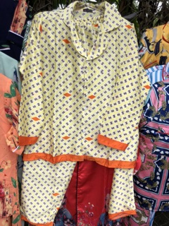 Bộ lụa satin dài