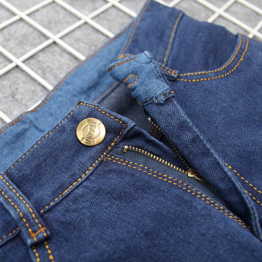 Quần short jean nam xanh đậm vải dày TS392 Tronshop | BigBuy360 - bigbuy360.vn