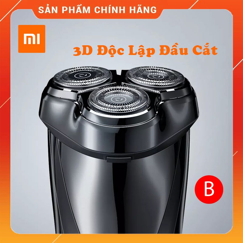 Máy cạo râu Xiaomi BlackStone 3D sạc điện USB cam kết Chính Hãng giá tốt(BH:6 tháng)