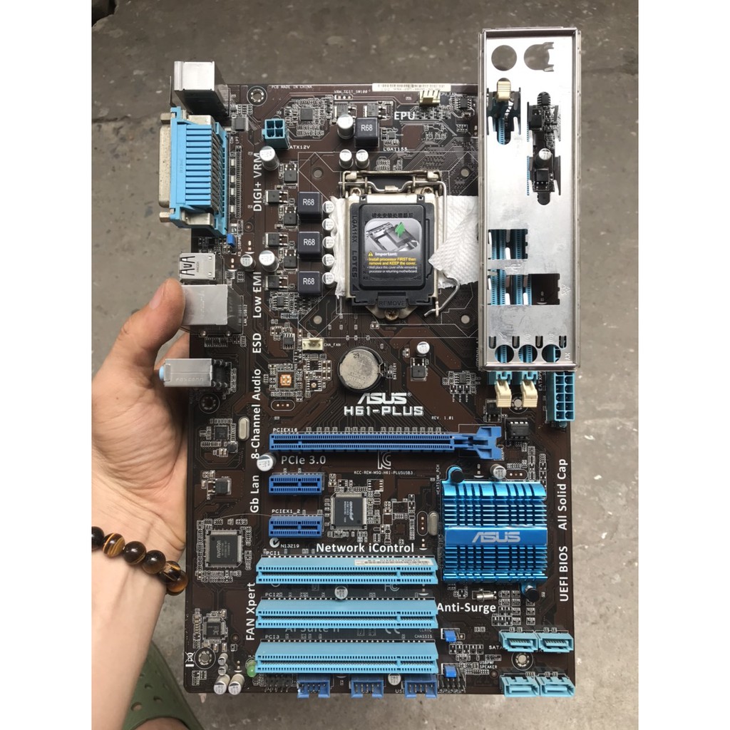 bộ sản phẩm- bo mạch chủ máy tính Giga asus msi intel samsung asrock biostar ecs H61 P61 socket 1155 Main PC all