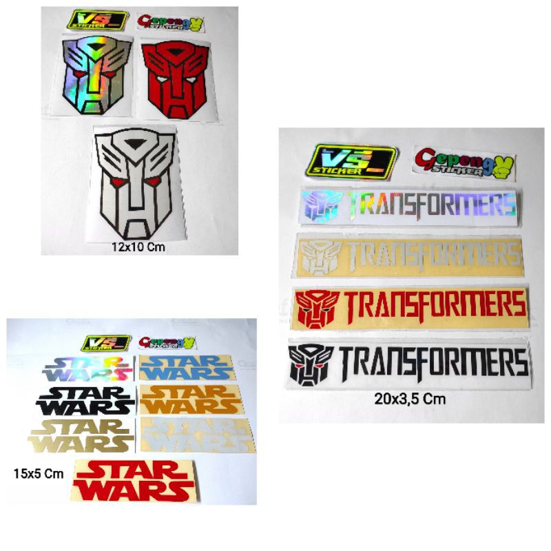 Sticker Dán Trang Trí Xe Hơi Hình Robot Phim Star Wars