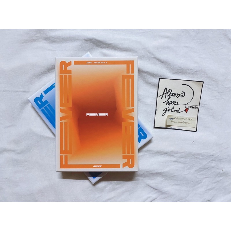 Ateez Album Zero: Fever đã khui seal, đầy đủ đồ như hình.