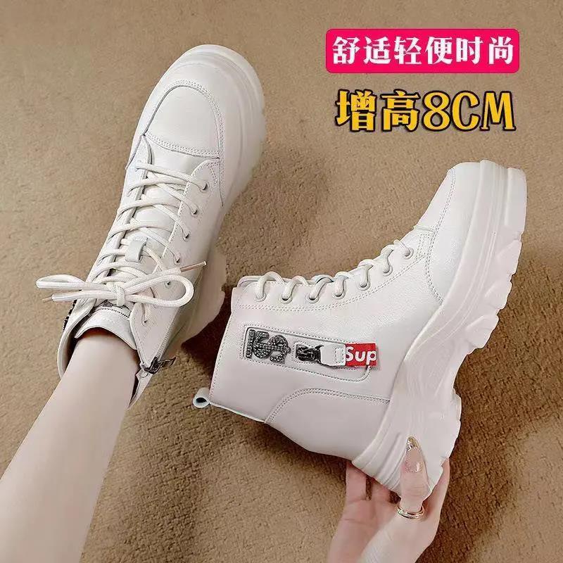Giày Bốt Martin Cổ Thấp Lót Lông Cừu Cỡ Lớn 40-43 Thoải Mái Thời Trang Thu Đông Cho Nữ