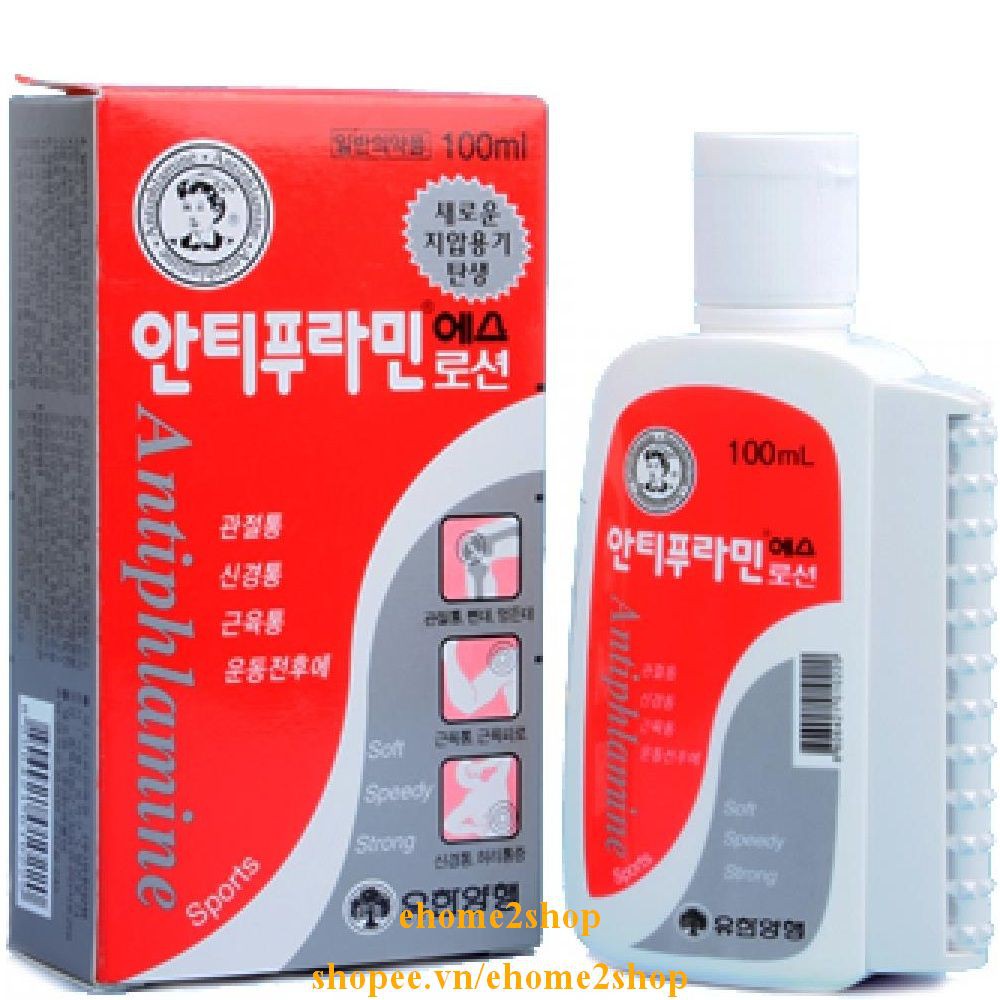 Dầu Nóng Xoa Bóp Hàn Quốc Antiphlamine shopee.vn/ehome2shop.