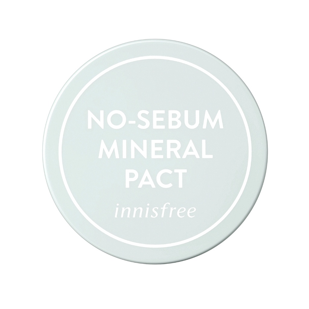 No Sebum Mineral Pact 8.5g Mỹ Phẩm Hàn Quốc Chăm Sóc Da Mặt Làm Đẹp Không Bã Nhờn 8.5g Hiệu innisfree