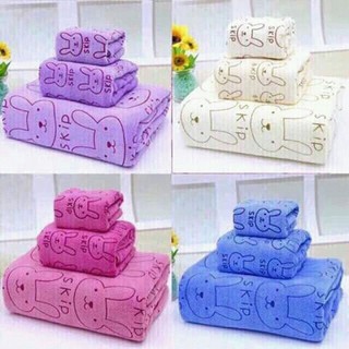 Sét 3 khăn tắm KIBA SIZE lớn [ SY88 ]
