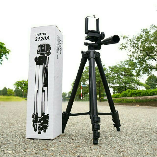 Chân giá đỡ điện thoại chụp ảnh Tripod 3110 kèm kẹp - Chân Điện Thoại  Tripod 3120 - Giá Đỡ 3 chân - mới 2020