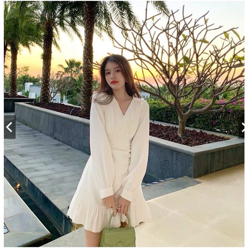 Đầm Bigsize (64-83kg) Váy Big Size Lớn Công Sở Dự Tiệc Sang Trọng SANJOLI Trẻ Trung Vải Thun, 2 Màu Trắng Đen VD016 | BigBuy360 - bigbuy360.vn