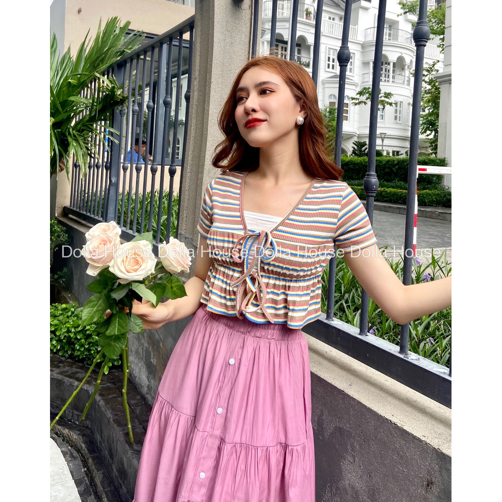 Chân váy Ba tầng nút Lưng Chun Thoải Mái mẫu 1004 | BigBuy360 - bigbuy360.vn