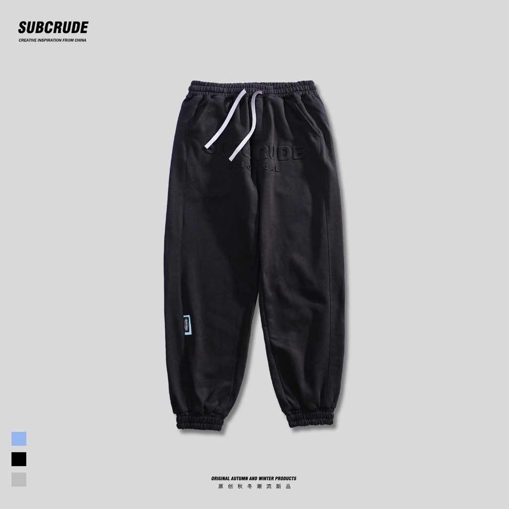 Quần Jogger nỉ SUBCRUDE hàng cao cấp ss2022