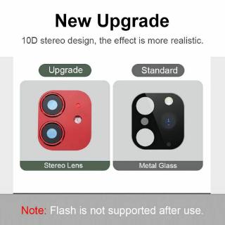 Miếng dán giả camera trang trí iPhone XR thành iPhone 11