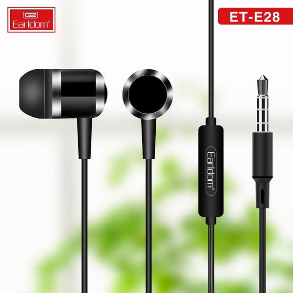 [BH 12 THÁNG] Tai Nghe Có Dây Chính Hãng Earldom E28 Có Mic Jack 3.5 Sử Dụng Cho Điện Thoại Iphone Samsung Xioami OppO