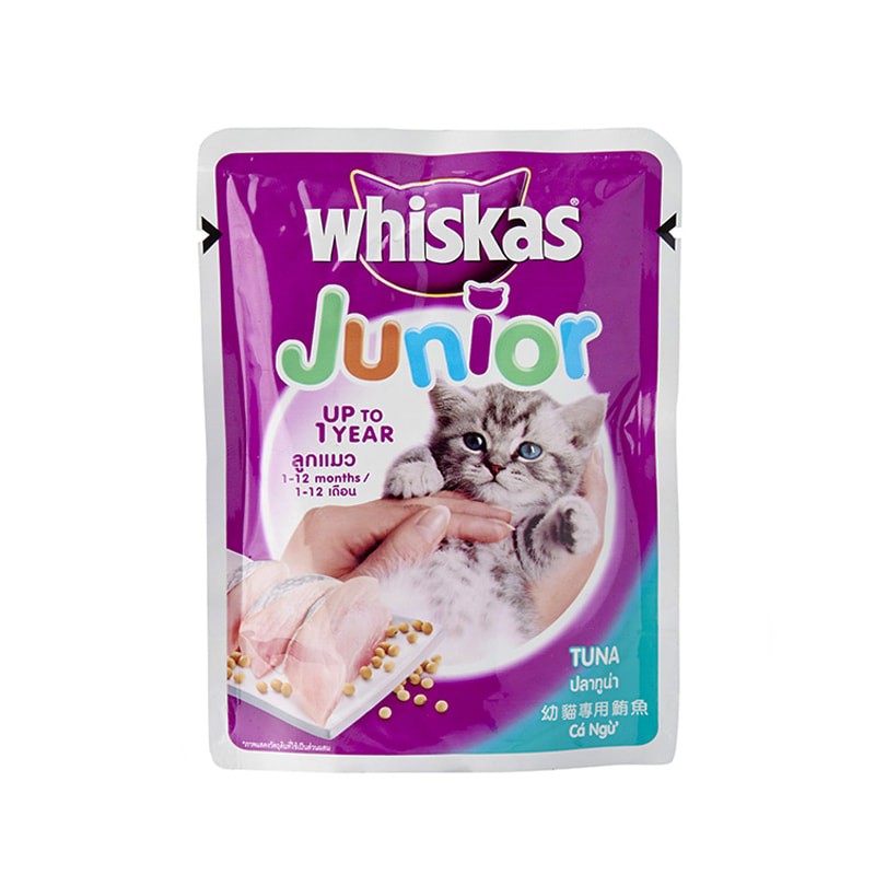 Thức ăn cho mèo Pate Whiskas gói 85gr