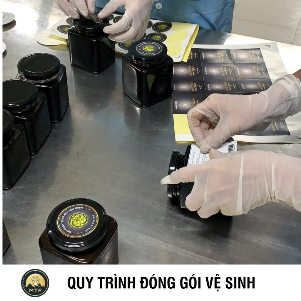 Cao Trà Atiso Đà Lạt mát gan ngủ ngon 250- 500gr Hũ thủy tinh không đường Minh Tiến Farm