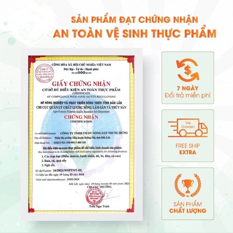 500Gr Ngũ cốc vị Mật Ong Mix Hạt Dinh dưỡng Granola Ăn Kiêng,Giảm Cân